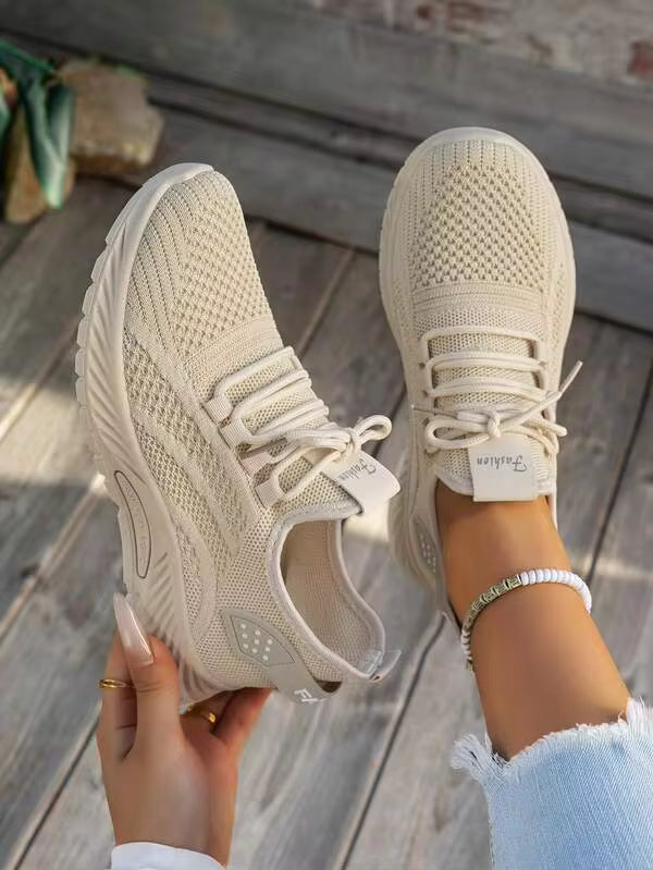 Retro Mesh Sneakers For Men & Women. Low-Top Lace-Up With Ankle Support, Non-Slip EVA Sole, Lightweight For Sports & All-Season Wear